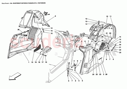 Part Diagram for Ferrari 67365600