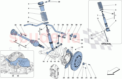 Part Diagram for Ferrari 296894