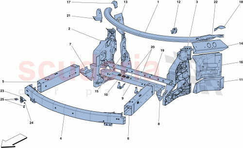 Part Diagram for Ferrari 323870
