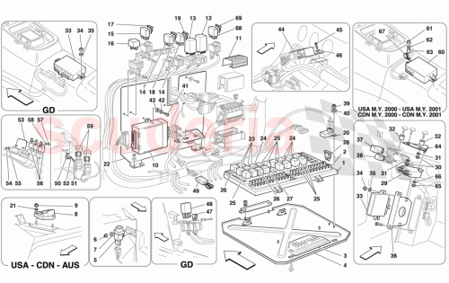 Part Diagram for Ferrari 61352100