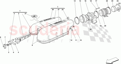 Part Diagram for Ferrari 219461