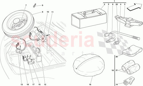 Part Diagram for Ferrari 65253000