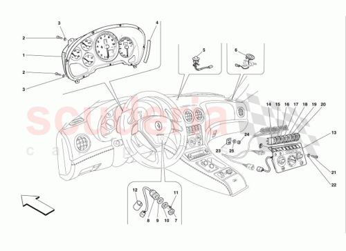 Part Diagram for Ferrari 182898