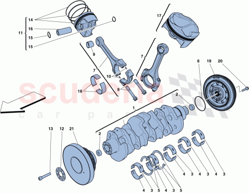 Part Diagram for Ferrari 312949