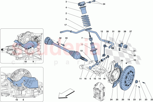 Part Diagram for Ferrari 332990