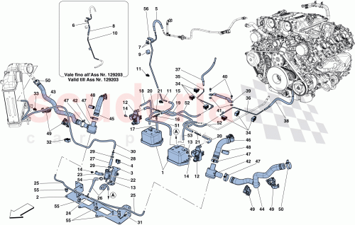 Part Diagram for Ferrari 308860