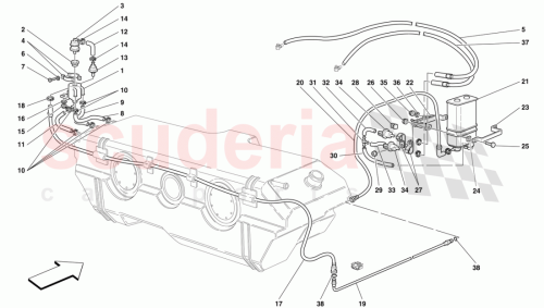 Part Diagram for Ferrari 133337