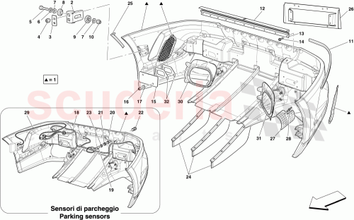 Part Diagram for Ferrari 83757210