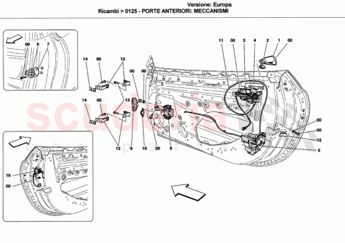 Part Diagram for Ferrari 80802100