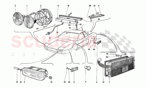 Part Diagram for Ferrari 149641