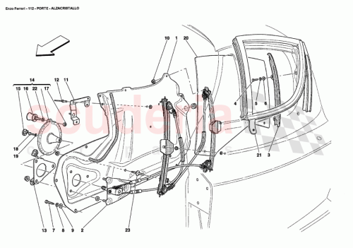 Part Diagram for Ferrari 66561500