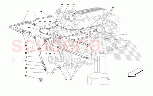 Part Diagram for Ferrari 171660