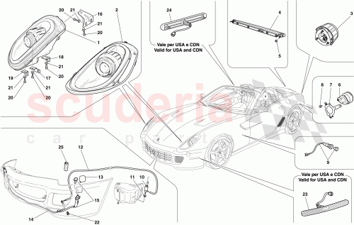 Part Diagram for Ferrari 210673