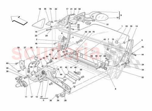 Part Diagram for Ferrari 66213200