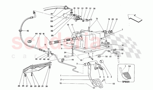 Part Diagram for Ferrari 157273