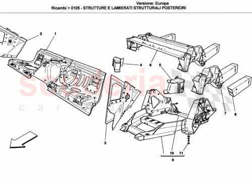 Part Diagram for Ferrari 985237926