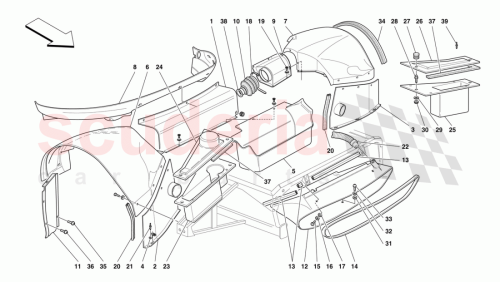 Part Diagram for Ferrari 156417