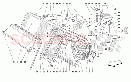 Part Diagram for Ferrari 166550