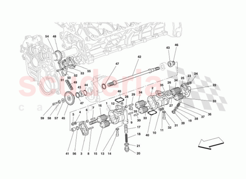 Part Diagram for Ferrari 156143