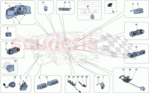 Part Diagram for Ferrari 333281