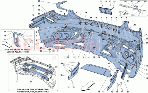 Part Diagram for Ferrari 84126900