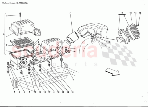 Part Diagram for Ferrari 196023
