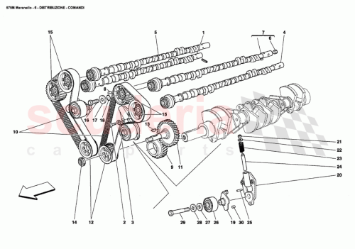 Part Diagram for Ferrari 208372
