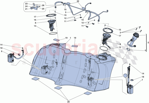 Part Diagram for Ferrari 320265