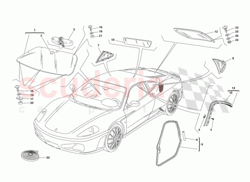 Part Diagram for Ferrari 69694000