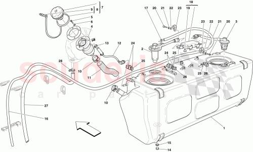 Part Diagram for Ferrari 255659