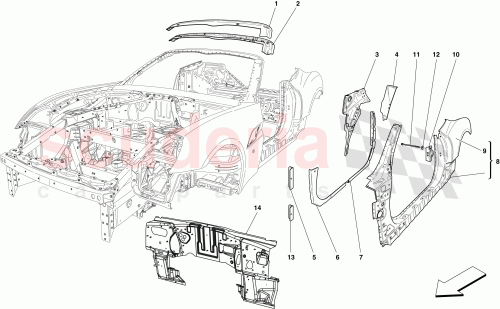 Part Diagram for Ferrari 227937