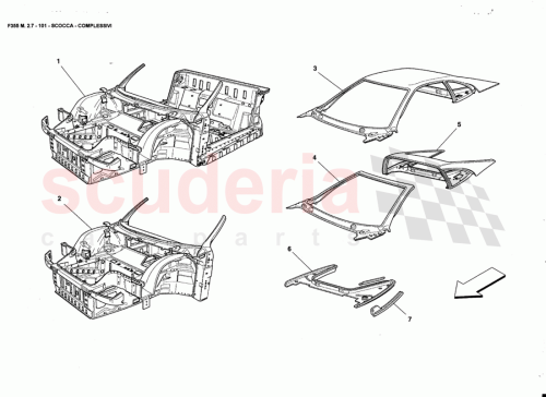 Part Diagram for Ferrari 64979300