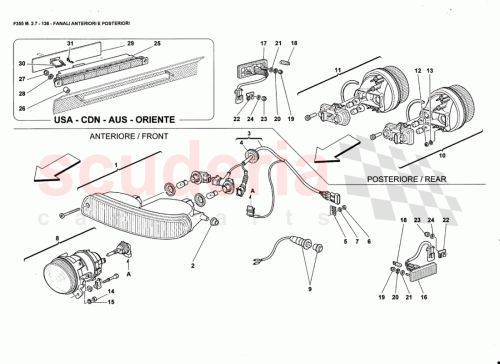 Part Diagram for Ferrari 146044