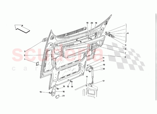Part Diagram for Ferrari 62120300