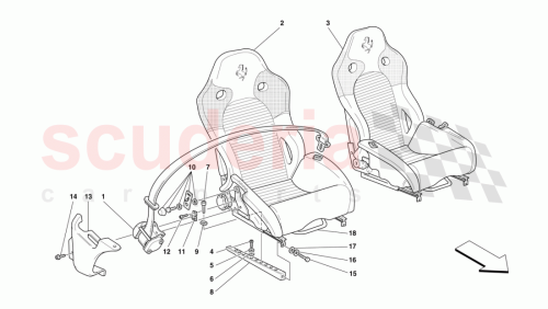 Part Diagram for Ferrari 12034574