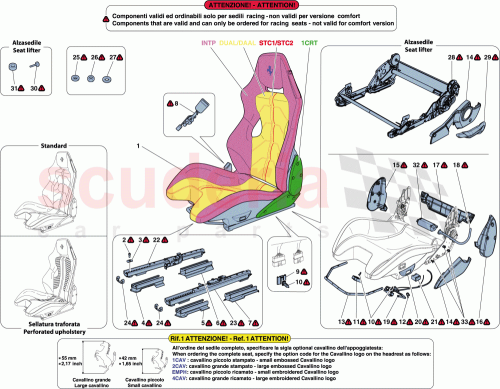 Part Diagram for Ferrari 86769900