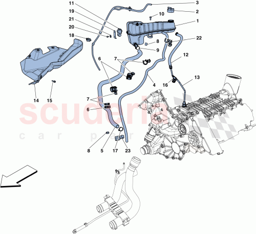 Part Diagram for Ferrari 268187