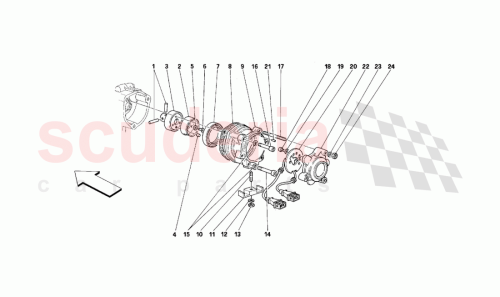 Part Diagram for Ferrari 146233