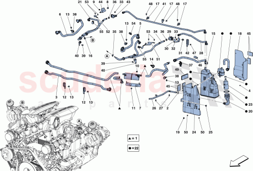 Part Diagram for Ferrari 312144