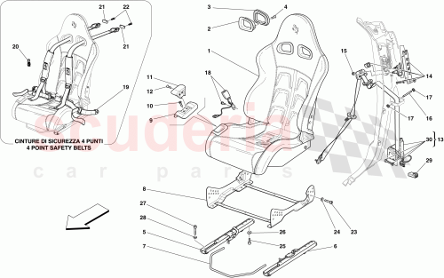 Part Diagram for Ferrari 84836700