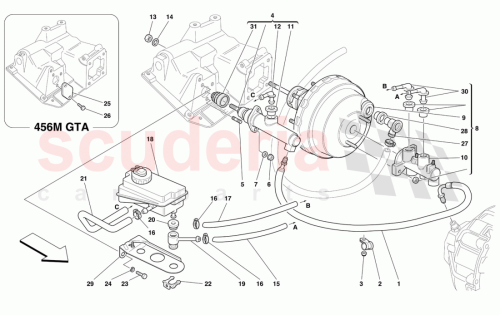 Part Diagram for Ferrari 178276