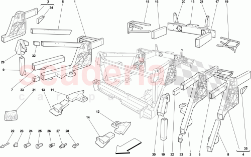 Part Diagram for Ferrari 82408011