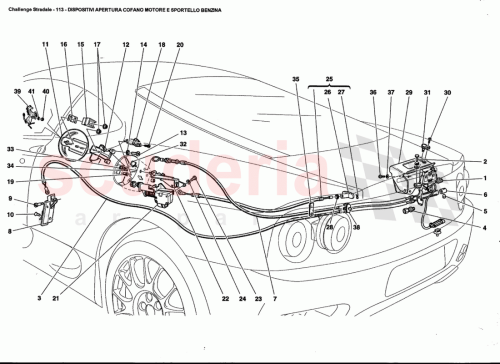 Part Diagram for Ferrari 67494110