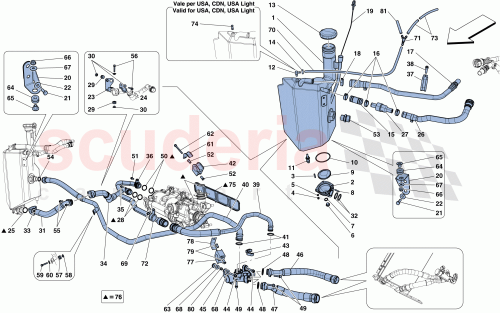 Part Diagram for Ferrari 275528
