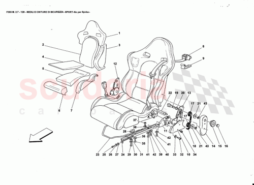 Part Diagram for Ferrari 658379