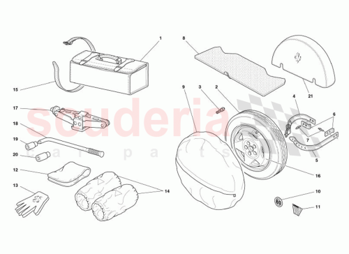 Part Diagram for Ferrari 65123000