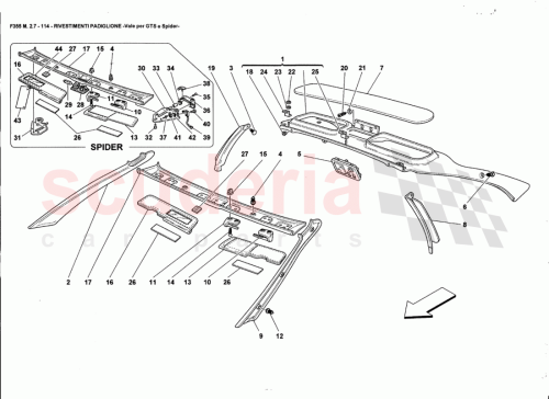 Part Diagram for Ferrari 64525000