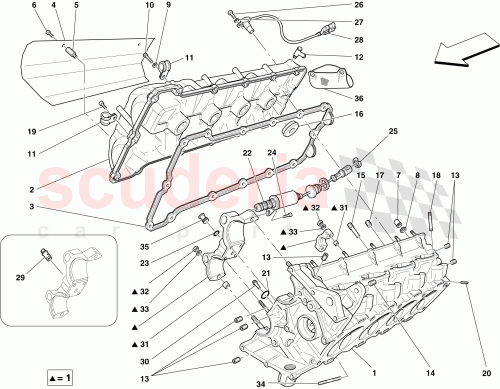 Part Diagram for Ferrari 231491