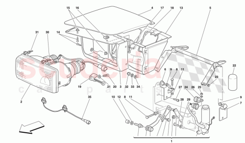 Part Diagram for Ferrari 64206400