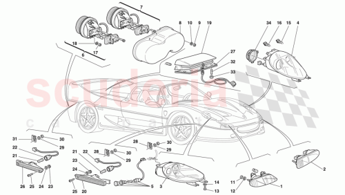 Part Diagram for Ferrari 62902910